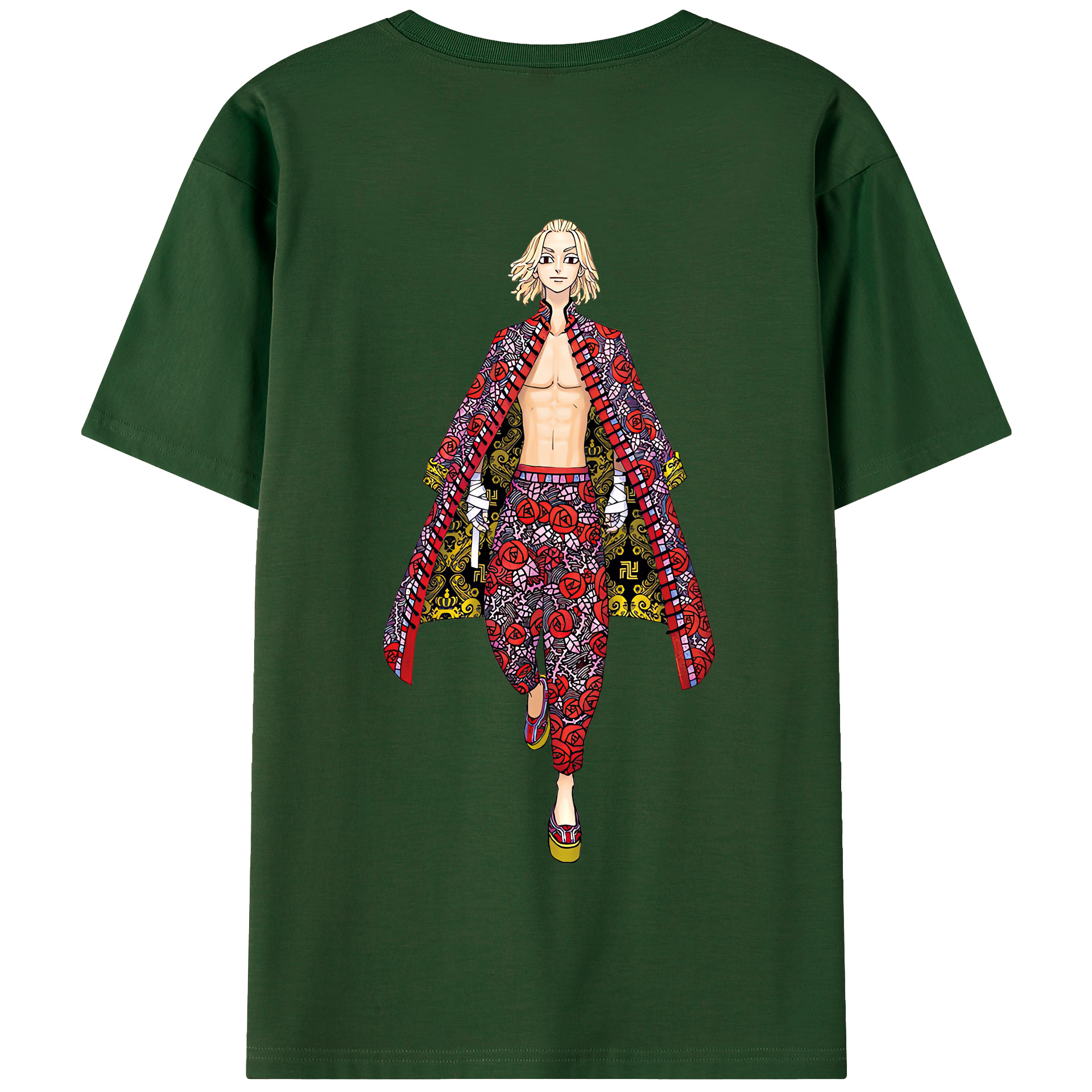 （画像用） 東京リベンジャーズ Tokyo Revengers 綿100％半袖Tシャツ（背面プリント）